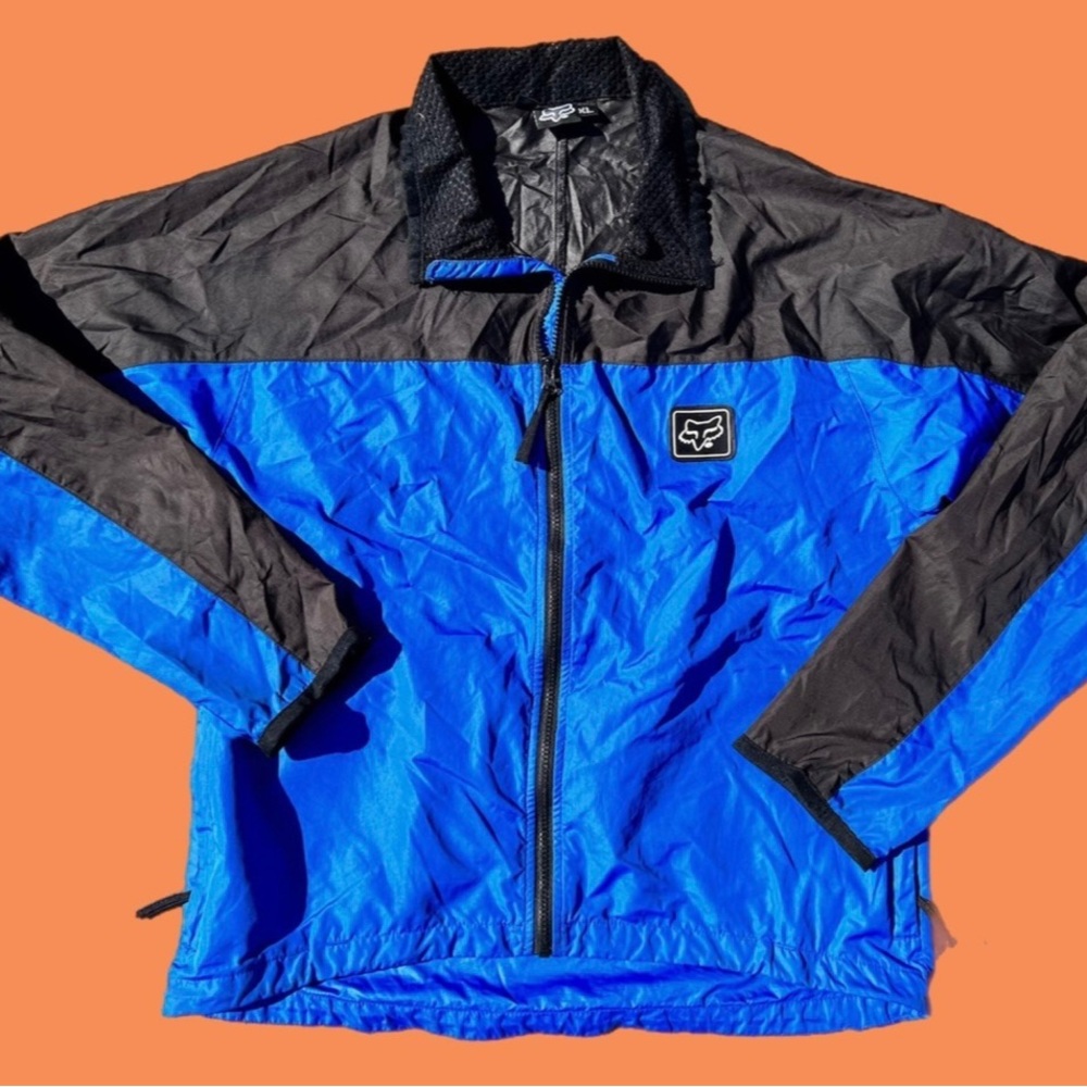 Vintage Fox Racing Motocross Wind Breaker Size XL